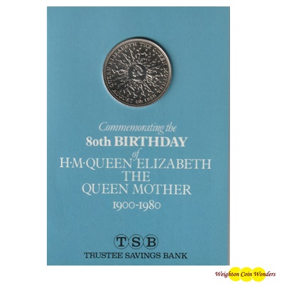 1980 BU Crown Pack - Queen Mother 80th Birthday - TSB